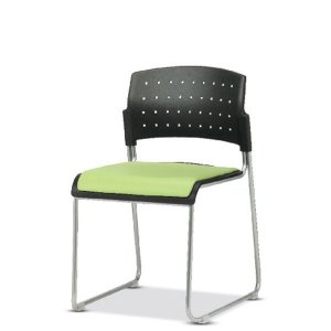 큐티 B (블랙/그린) 의자